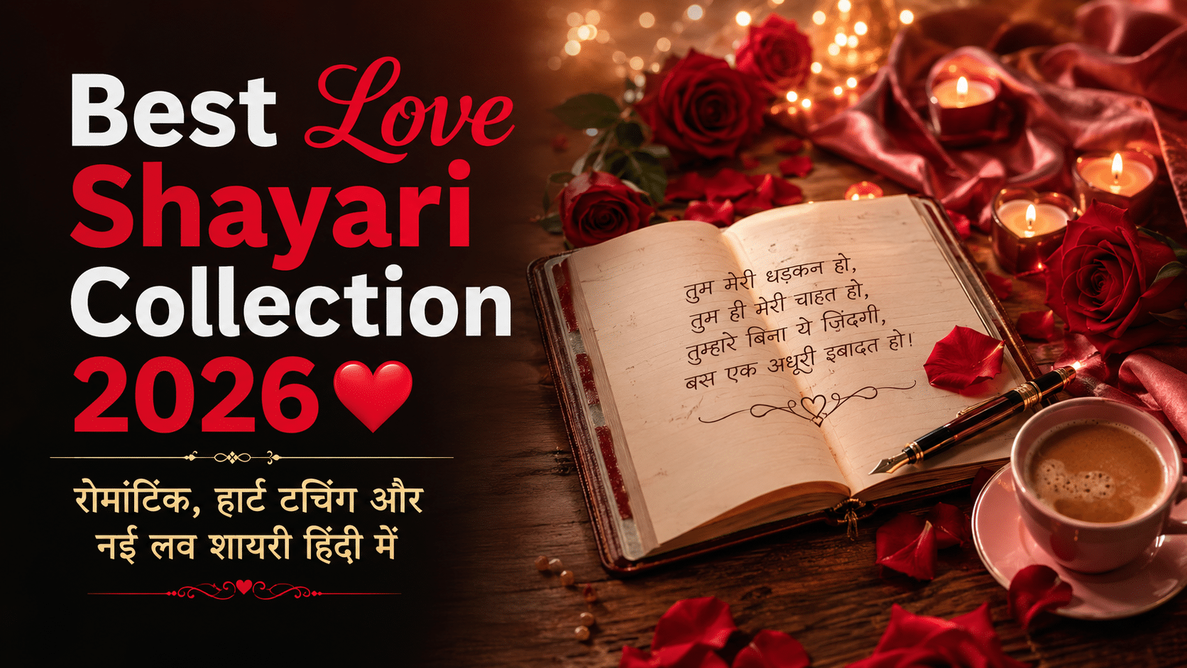 Best Love Shayari Collection 2026 Romantic & Heart Touching