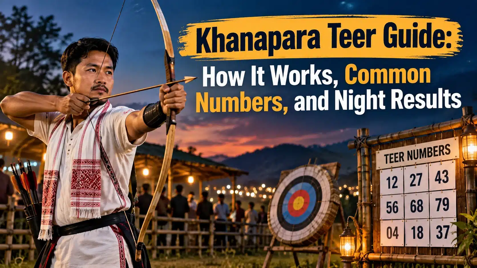 Khanapara Teer Guide: How It Works, Common Numbers, and Night Results