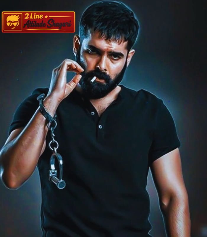 2 Line Attitude Shayari