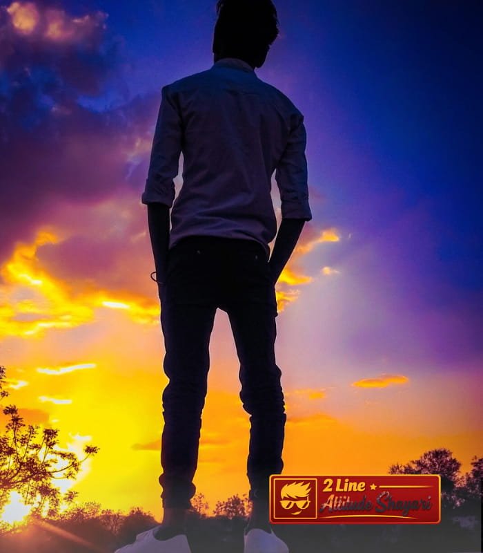 Attitude Shayari😎😎😎 Boy 2 Line